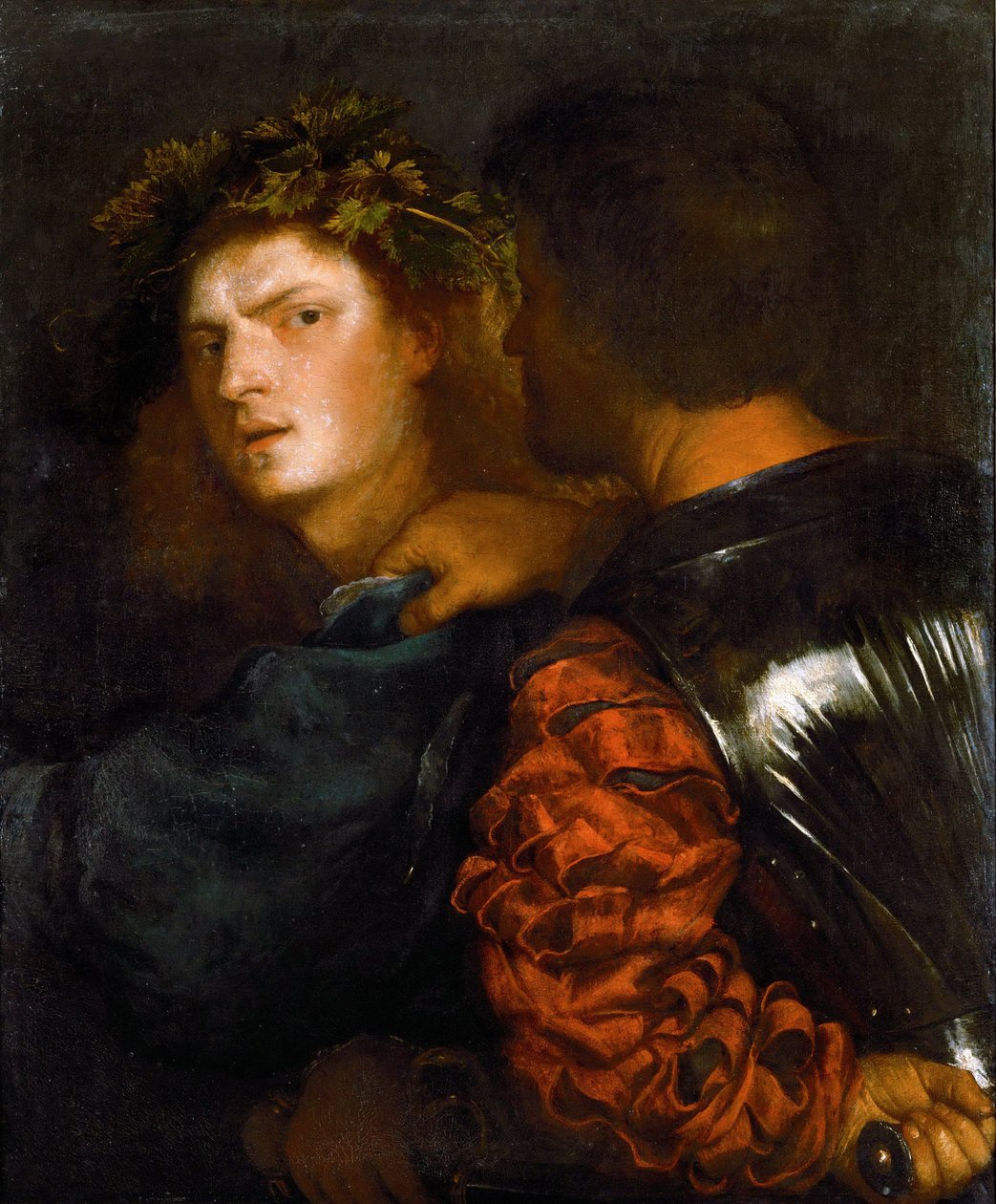 Le bravo - The Bravo, kirjoittanut Titian (1488-1576). Öljy kankaalle, n. 1515-1520. Mitat: 77 x 66,5 cm. Taidehistoriallinen museo, Vienne tekijältä Tiziano Vecelli
