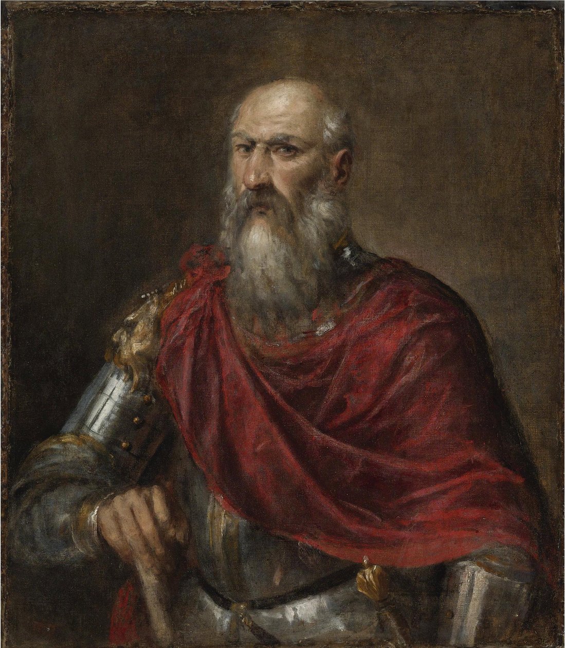 Amiraali Francesco Duodon (1518-1592) muotokuva, kirjoittanut Titian (1488-1576). Öljy kankaalle. Mitat: 88,6 x 77 cm. Yksityinen kokoelma tekijältä Tiziano Vecelli