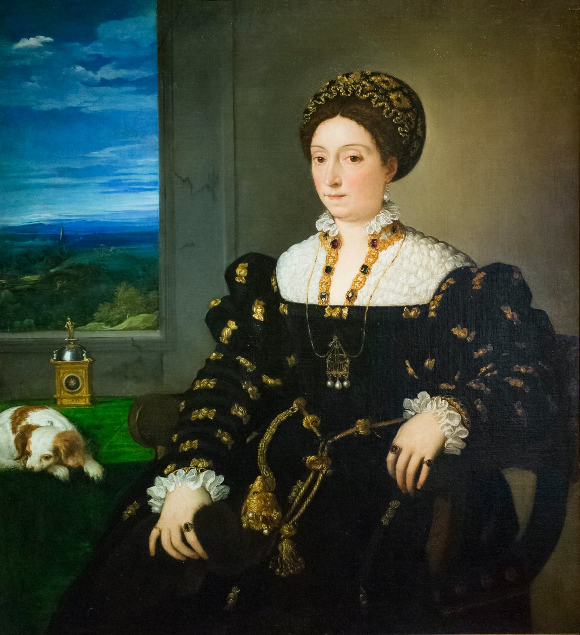 Eleonora Gonzagan muotokuva tekijältä Titian (c.1488 1576)