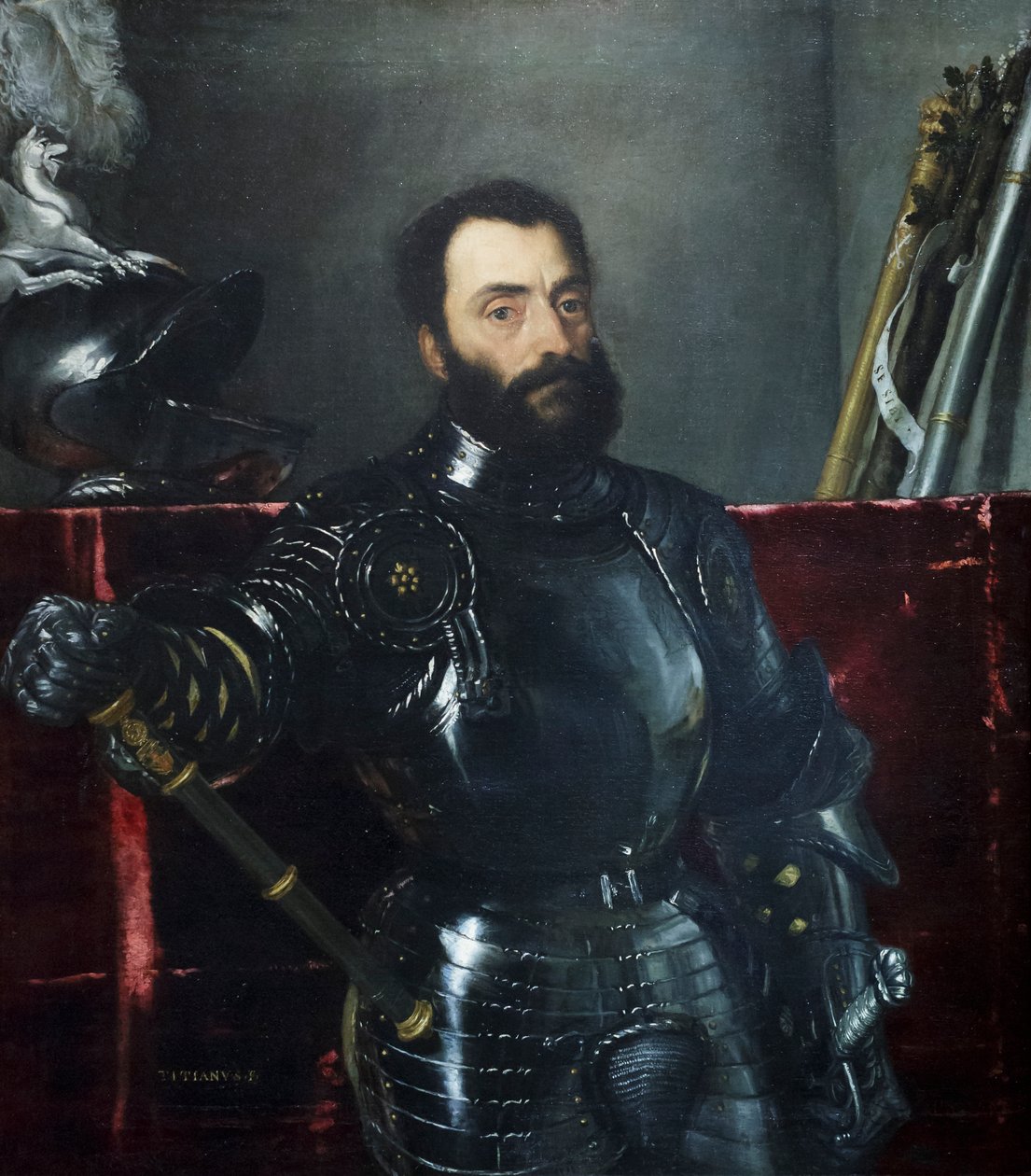 Francesco Maria I della Roveren muotokuva tekijältä Titian (c.1488 1576)