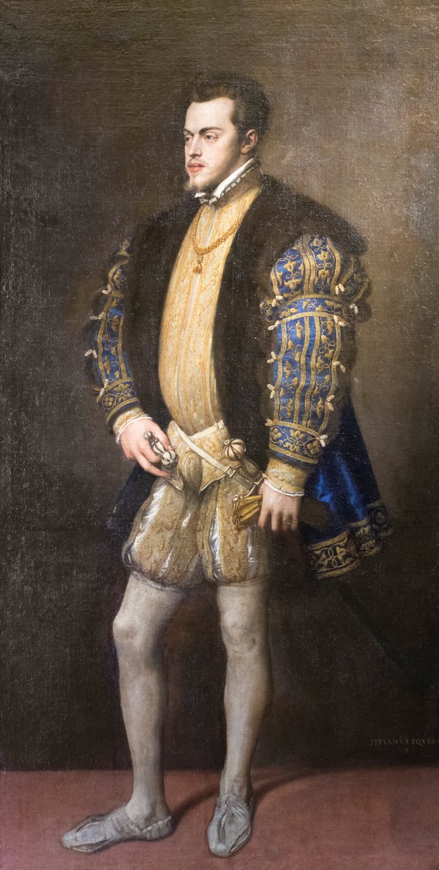 ਫਿਲਿਪ IIfinnish ਦਾ ਪੋਰਟਰੇਟ tekijältä Titian (c.1488 1576)