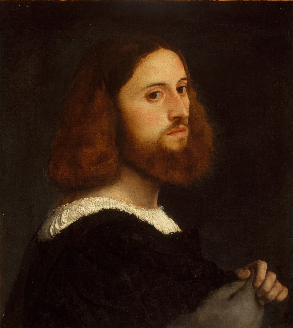 Miehen muotokuva, n. 1515 tekijältä Tiziano Vecelli