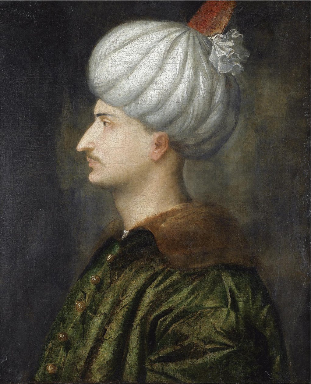Sulttaani Suleiman I Suuri tekijältä Titian,