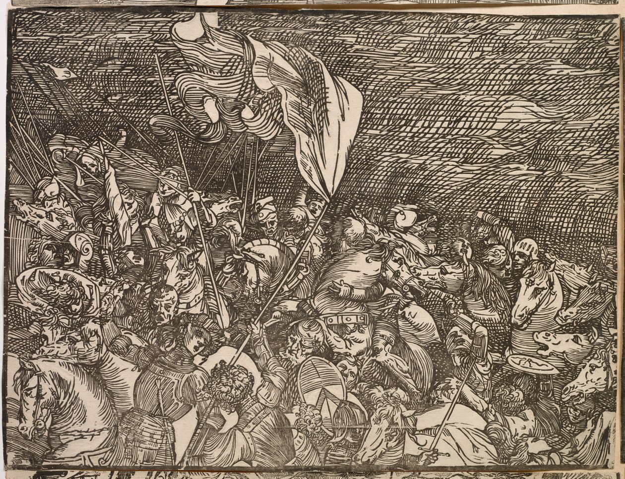 Faraon armeijan upotus Punaisellamerellä tekijältä Titian