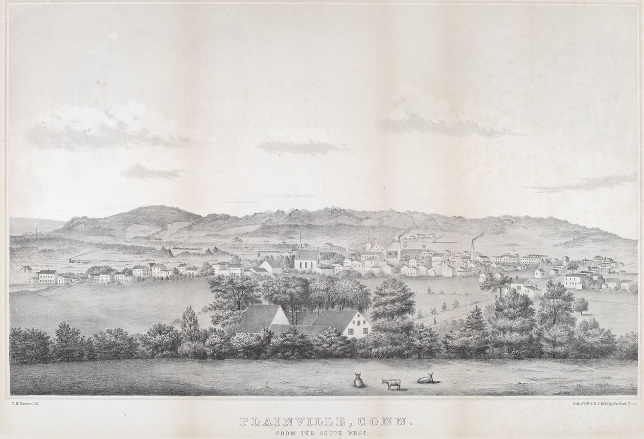 Plainville, Conn. Lounaisesta tekijältä Titus H. Darrow