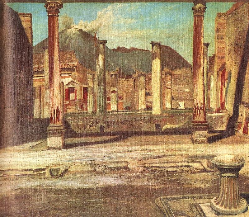 Pompejilla on kirurgien talo Vesuvin kanssa tekijältä Tivadar Kosztka Csontvary