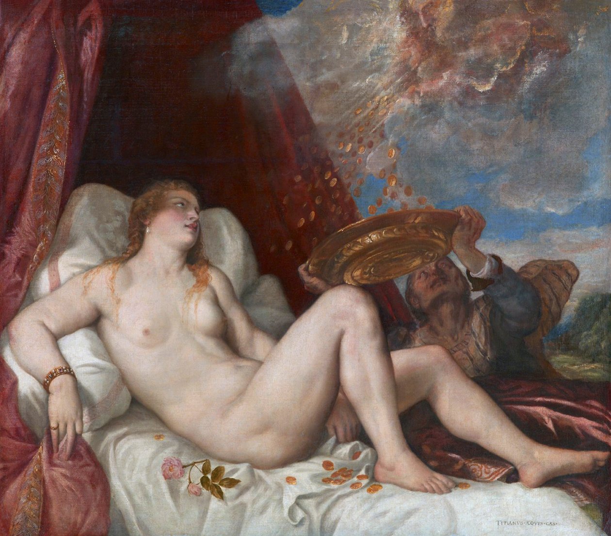 Danaë tekijältä Tiziano Vecelli