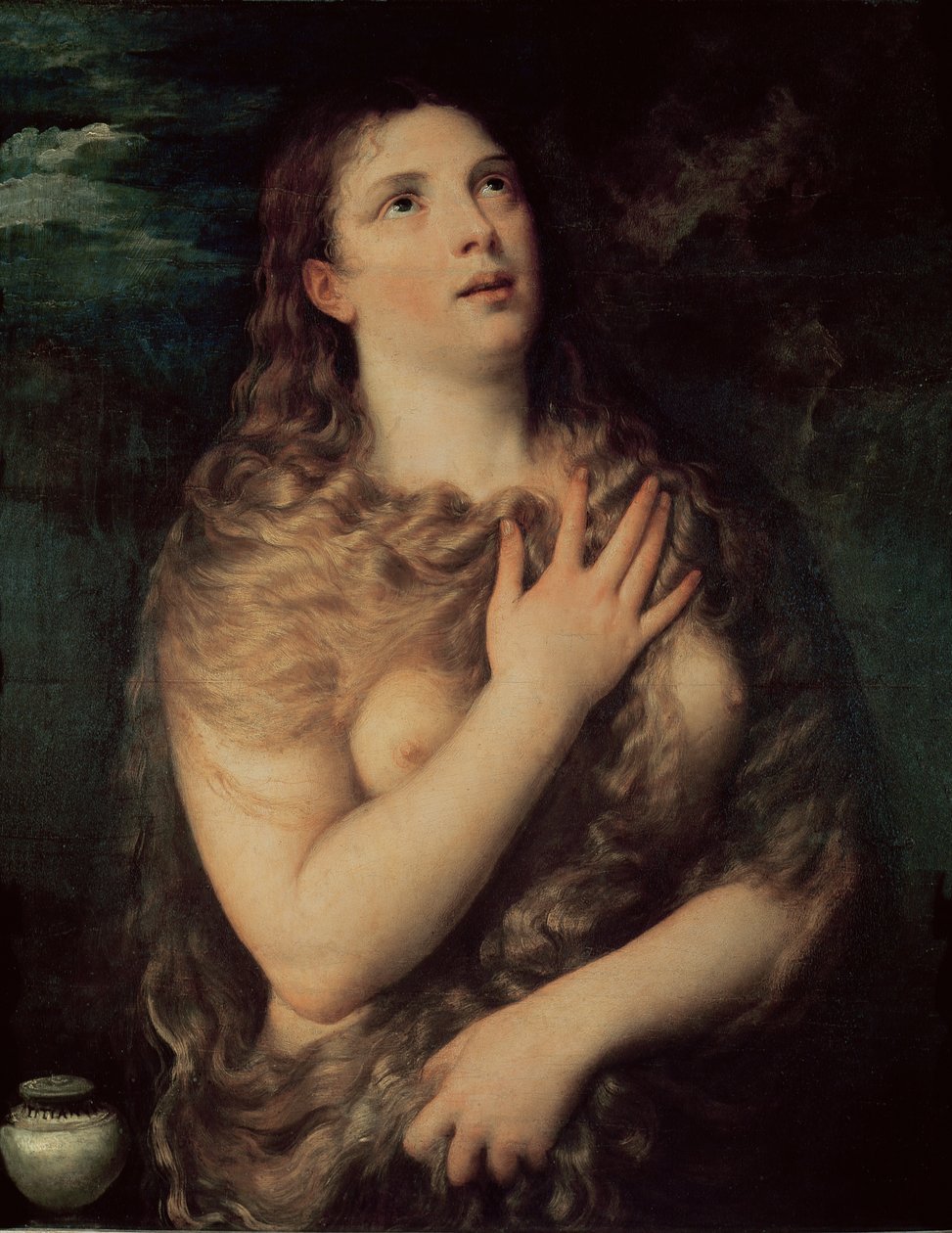 Maria Magdaleena tekijältä Tiziano Vecelli