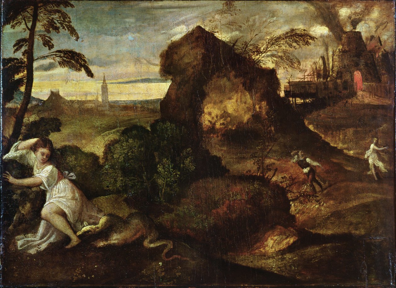 Orpheus ja Eurydike tekijältä Tiziano Vecelli