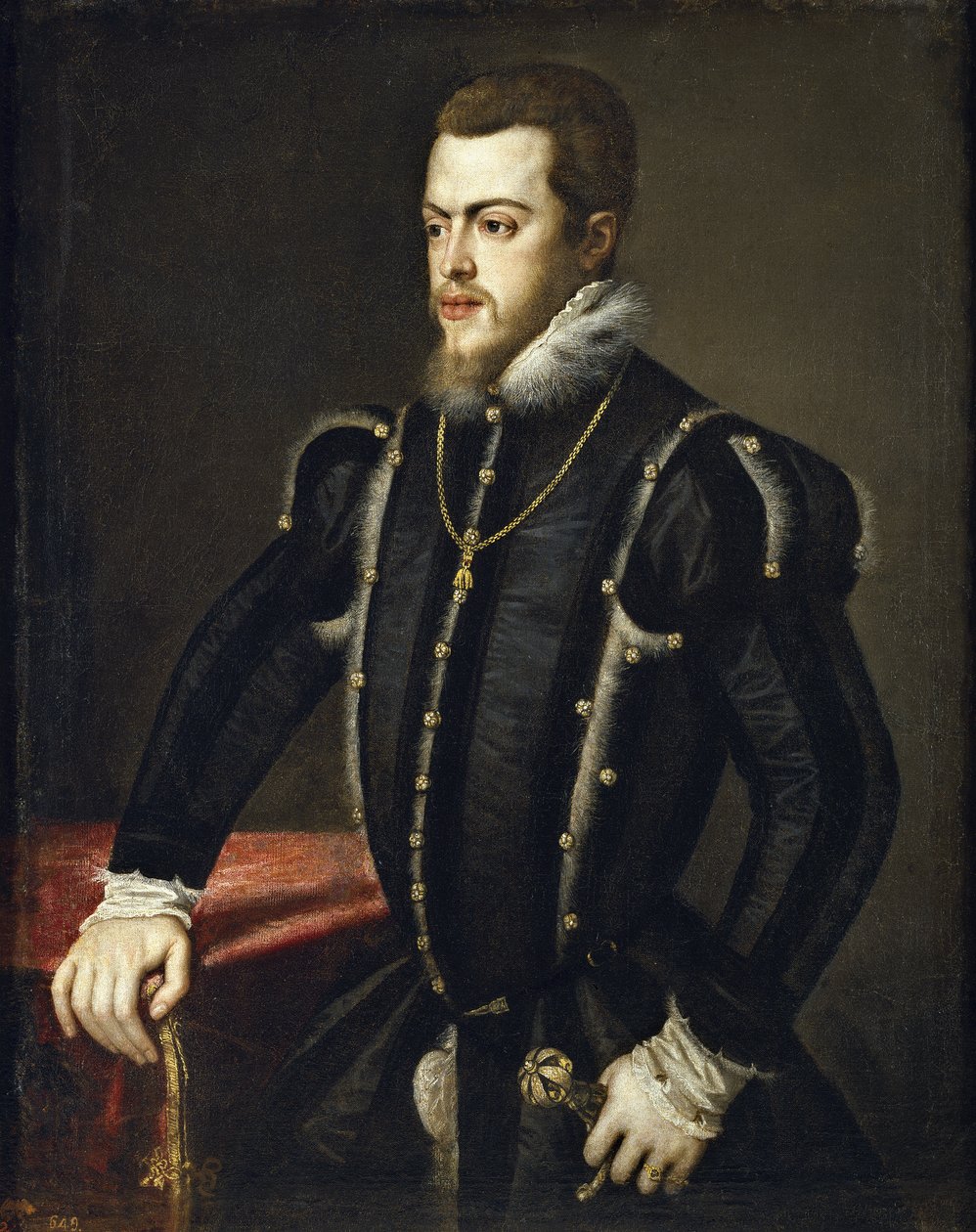 Philip II muotokuva tekijältä Tiziano Vecelli