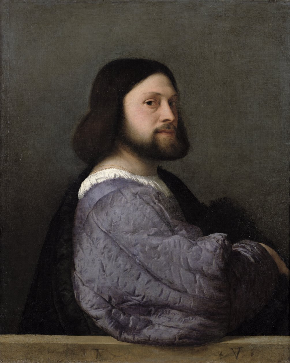 Miehen muotokuva, n. 1512 tekijältä Tiziano Vecelli