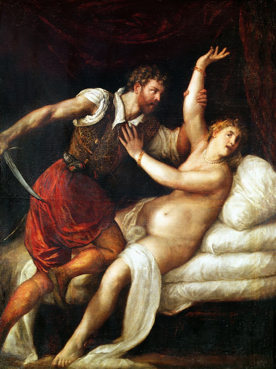 Lucretian raiskaus tekijältä Tiziano Vecelli