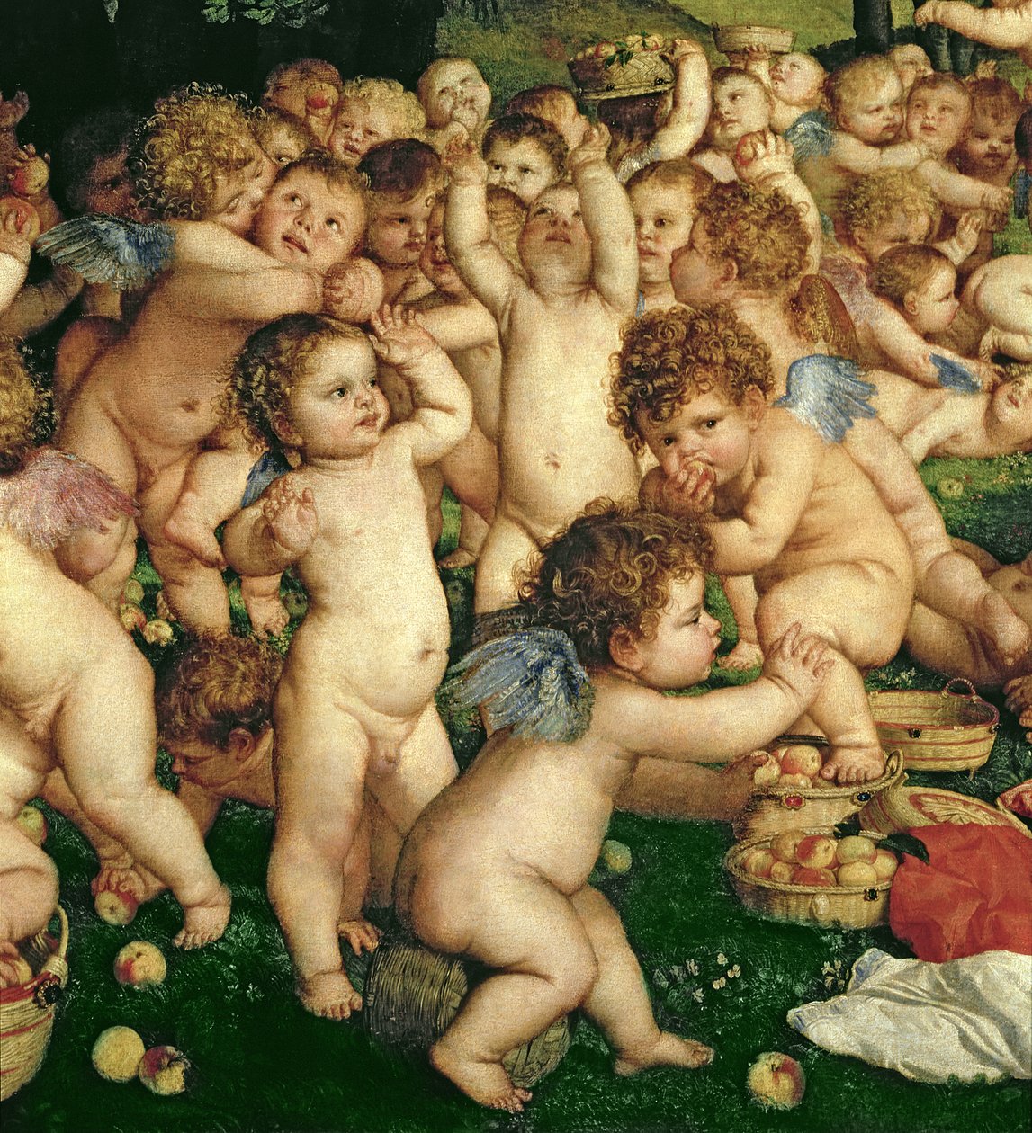 Venuksen palvonta, 1519 (yksityiskohta 38605) tekijältä Tiziano Vecelli