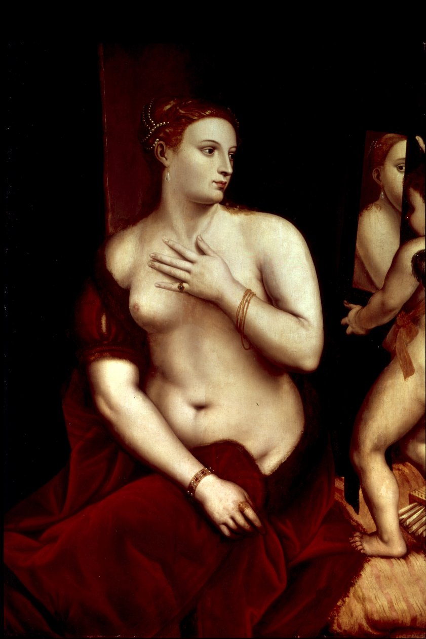 Venus peilin edessä tekijältä Tiziano Vecelli