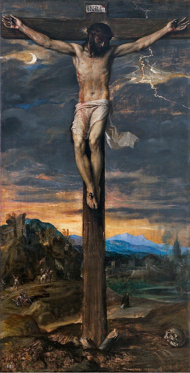 Kristus ristillä, n. 1565. tekijältä Tiziano Vecelli
