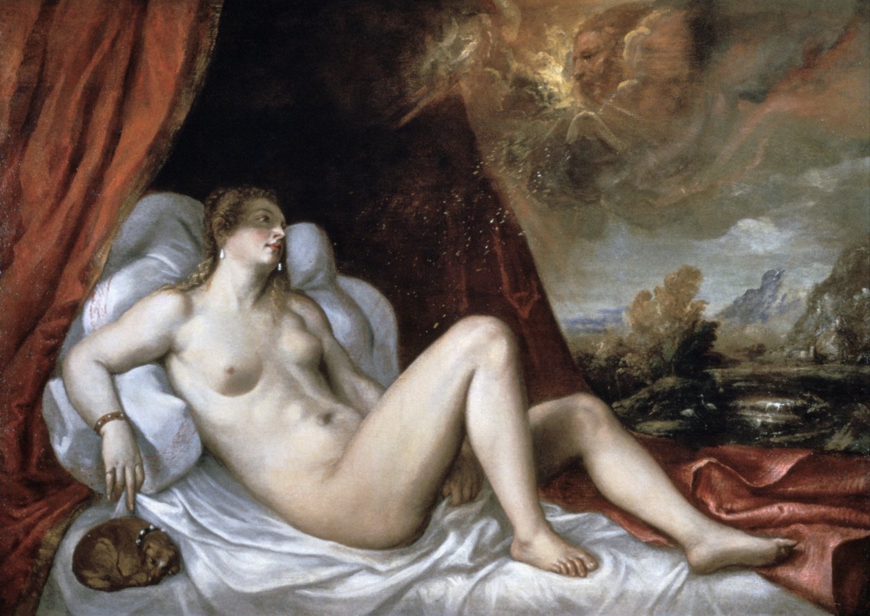 Danae, 1500-luku tekijältä Tiziano Vecelli