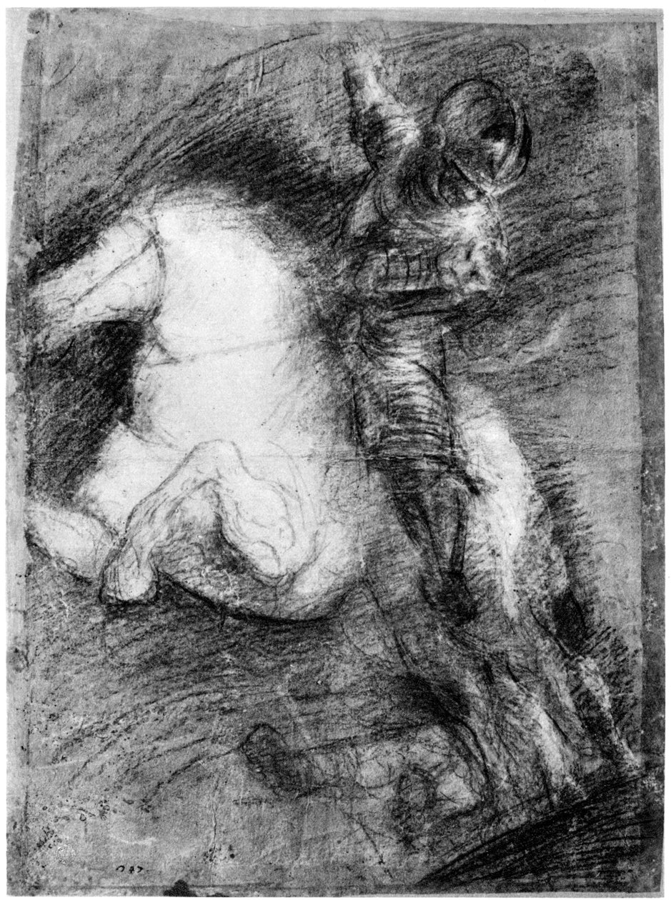 Ratsasmies Cadoren taisteluun, c1525, 1937 tekijältä Tiziano Vecelli