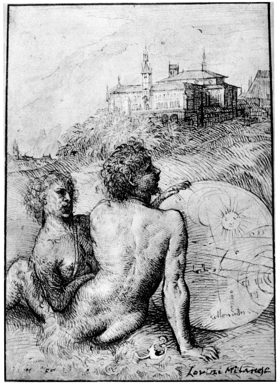 Maisema satyyrien kanssa, c1512, 1937 tekijältä Tiziano Vecelli