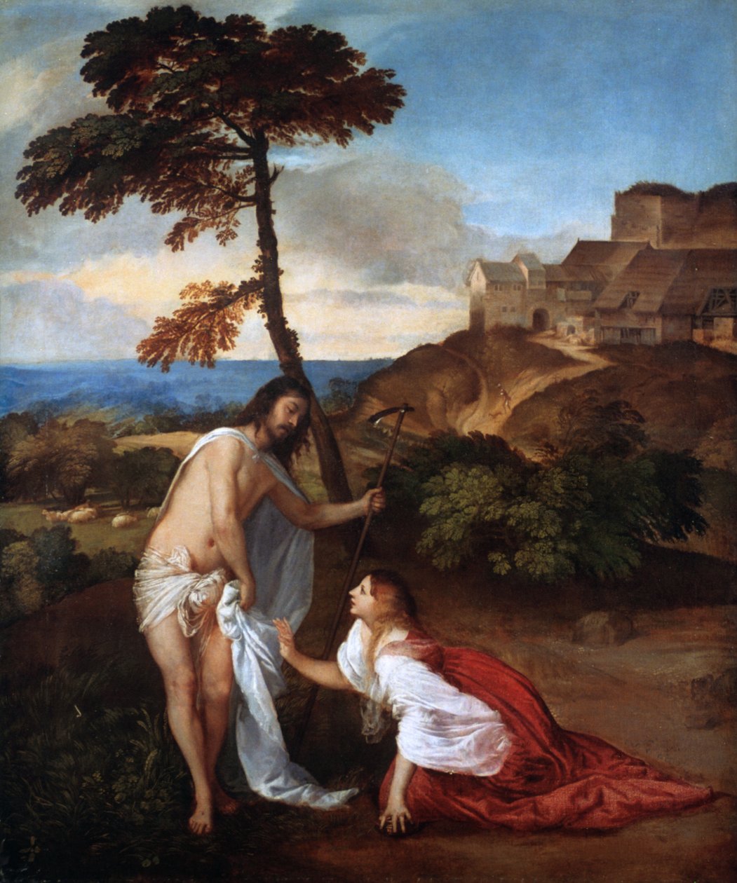Noli Me Tangere, c1514 tekijältä Tiziano Vecelli