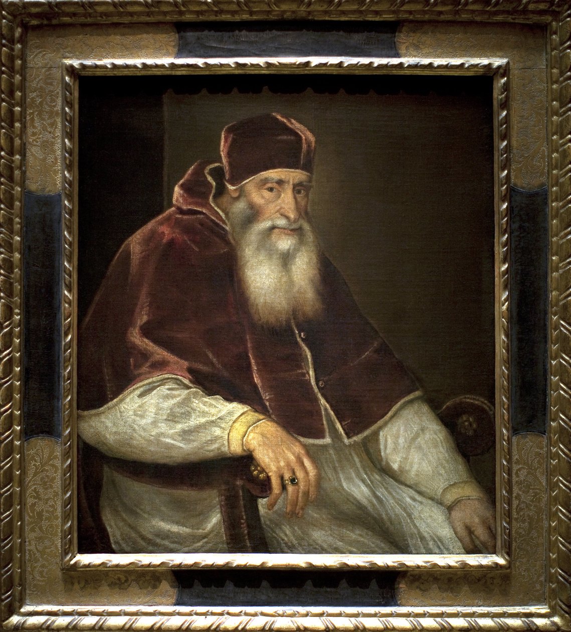 Paavi Paavali III (Alessandro Farnese tekijältä Tiziano Vecelli