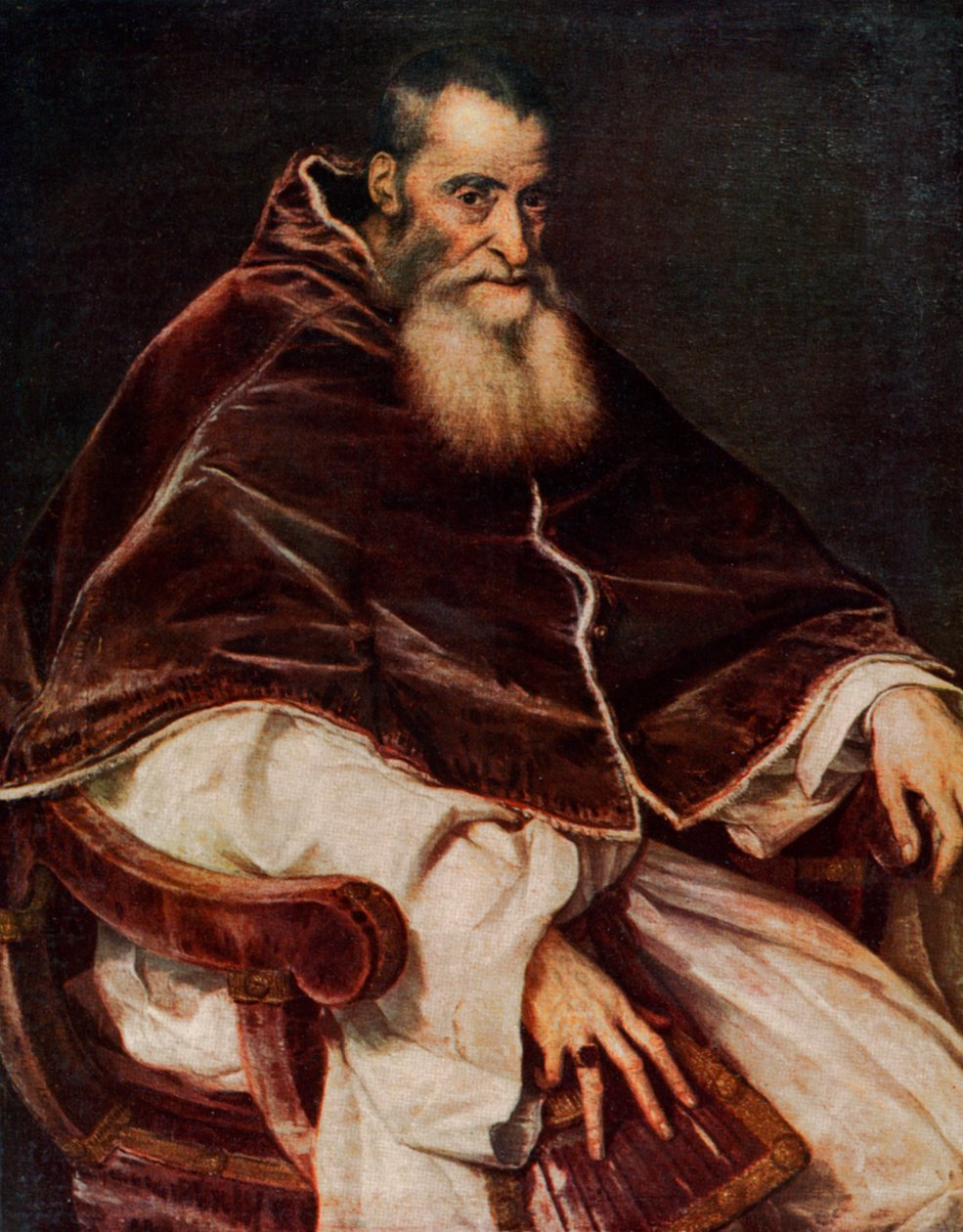 Paavi Paavali III 1468-1549, 1543 1930. tekijältä Tiziano Vecelli