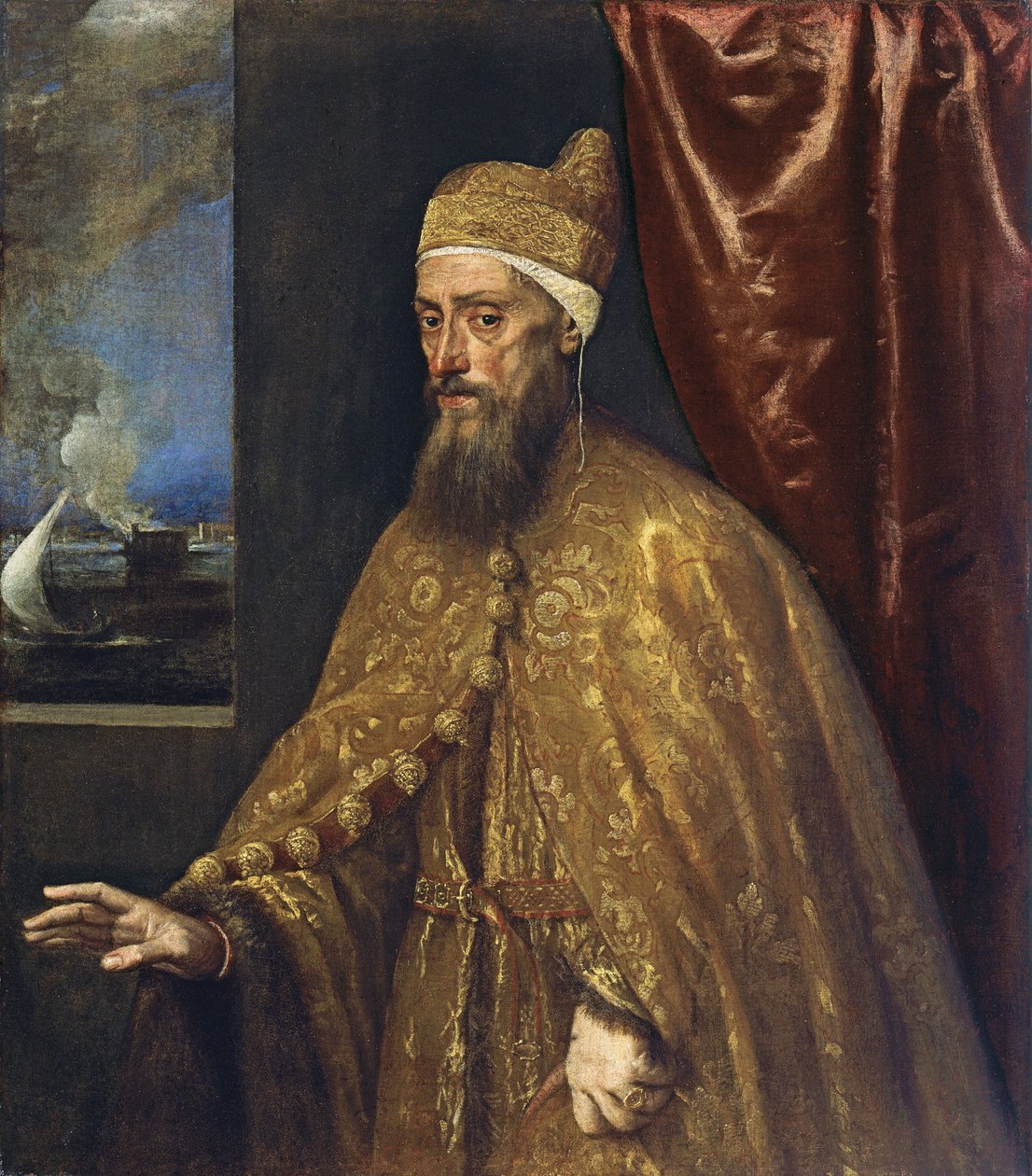 Doge Francesco Venierin muotokuva tekijältä Tiziano Vecelli