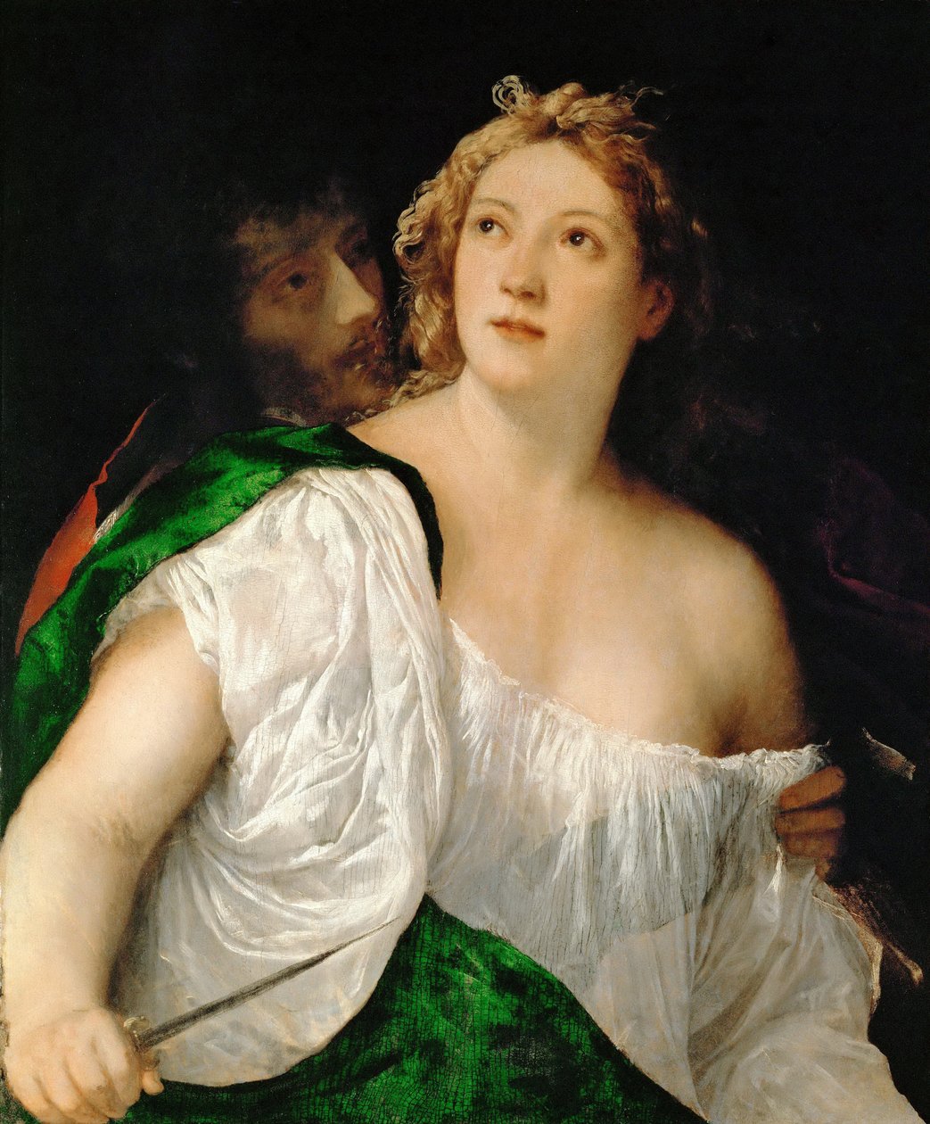 Tarquinius ja Lucretia, 1516-1517 tekijältä Tiziano Vecelli