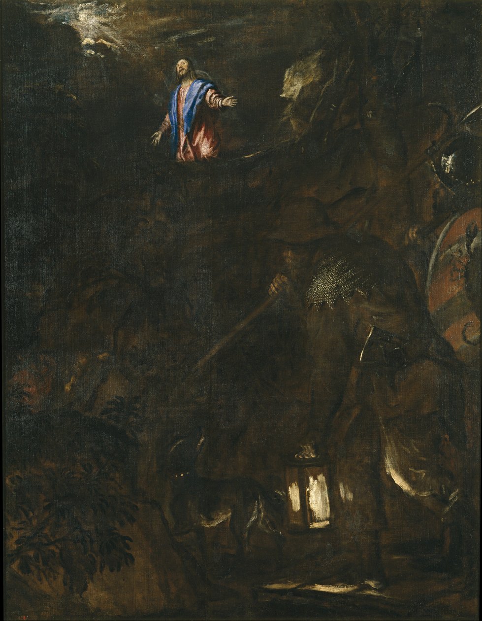 Agony in the Garden, 1562 tekijältä Tiziano Vecelli