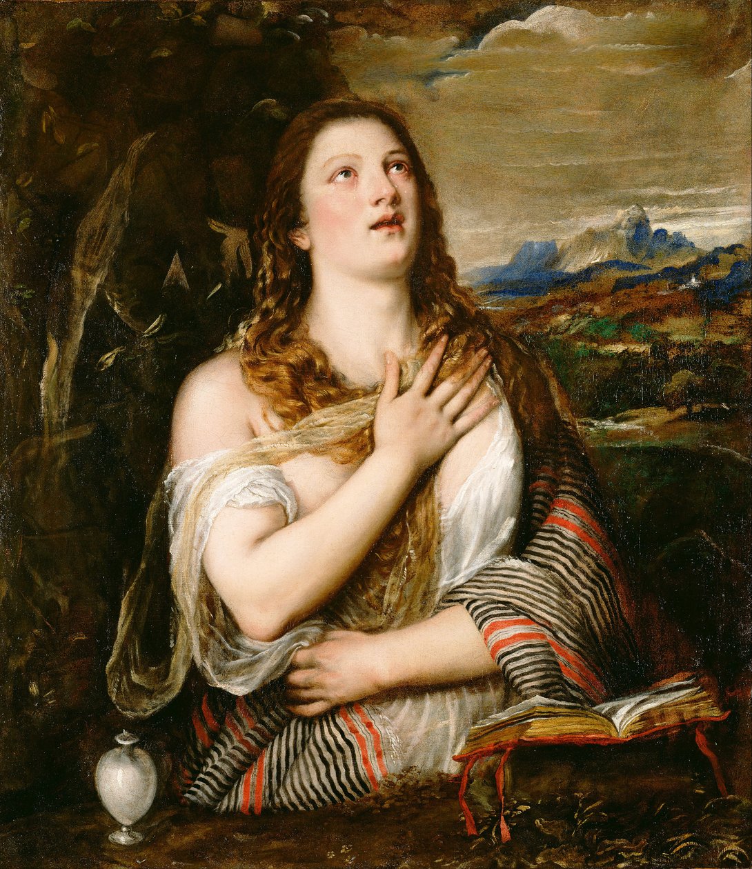 Katuva Maria Magdaleena, n. 1560 tekijältä Tiziano Vecelli
