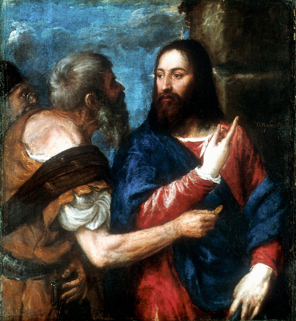 The Tribute Money, 1560-1568 tekijältä Tiziano Vecelli