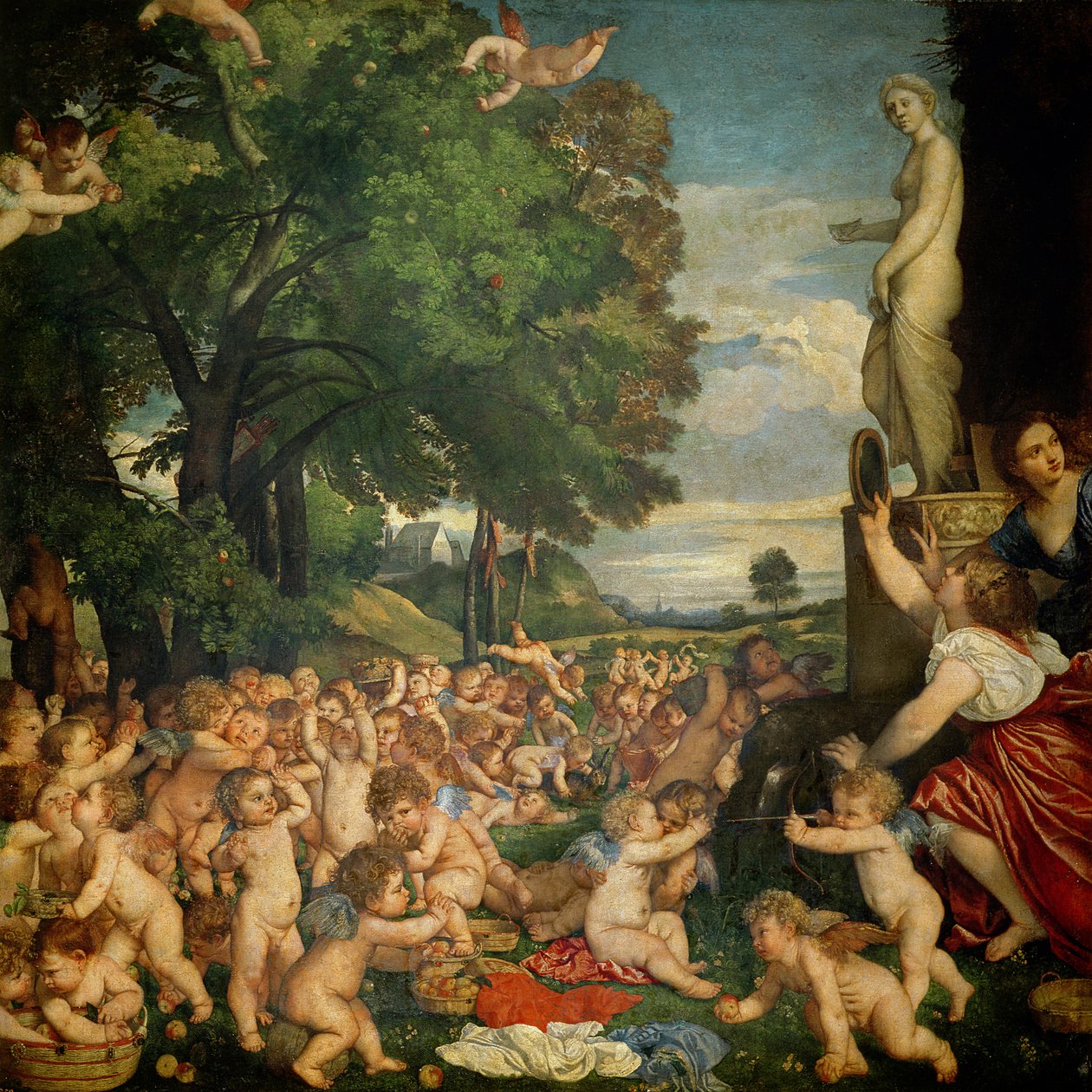 Venuksen palvonta, 1519 tekijältä Tiziano Vecelli