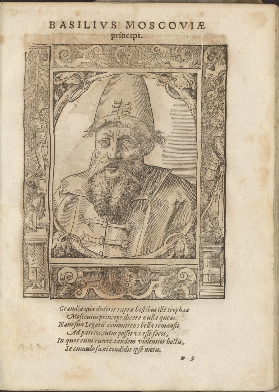 Muotokuva tsaari Ivan IV Kamalasta 1530-1584 tekijältä Tobias Stimmer