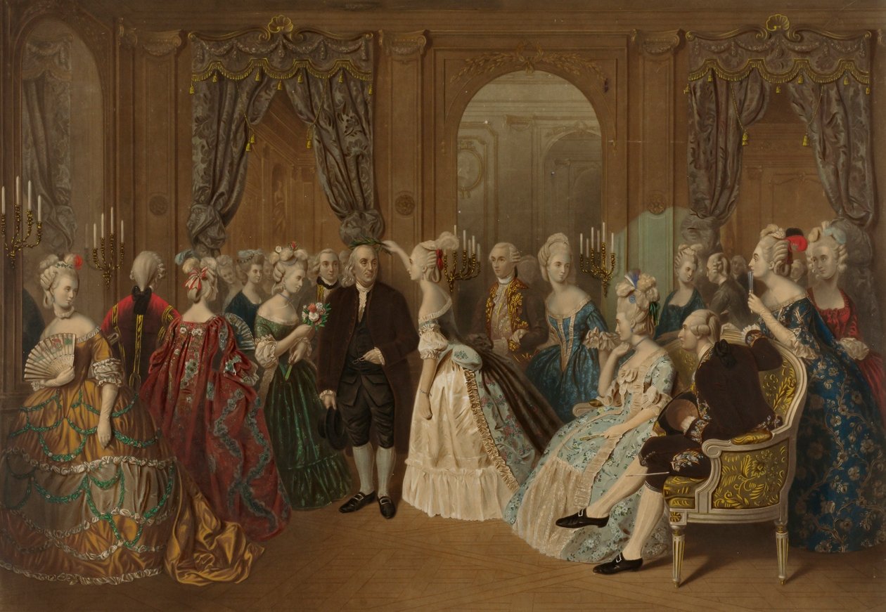Franklin Ranskan hovissa - 1778. tekijältä Todros Geller