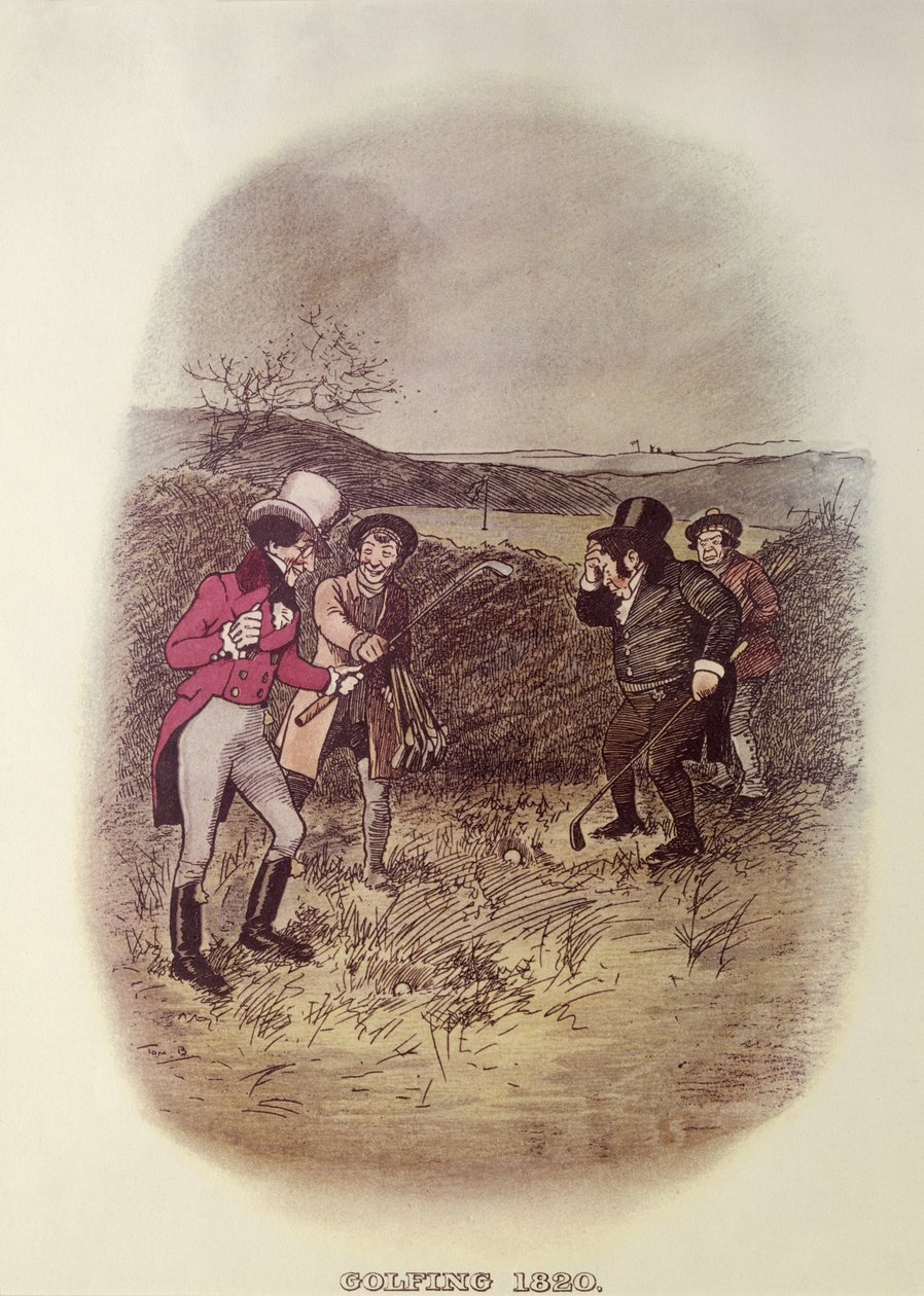 Golf, 1820 tekijältä Tom Browne