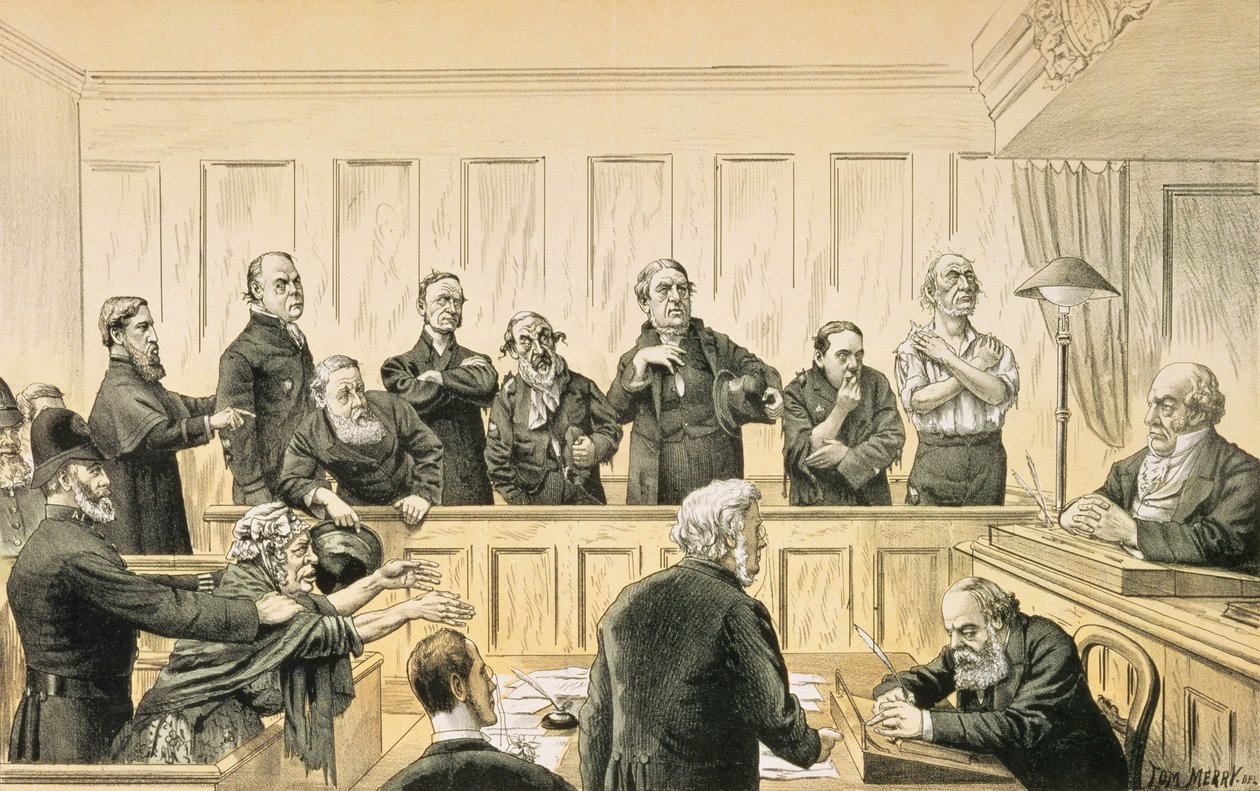 Scenes in the Liberal Union, nro 4 The Magistrate and the Refractory Casuals, elokuvasta "St. Stephen