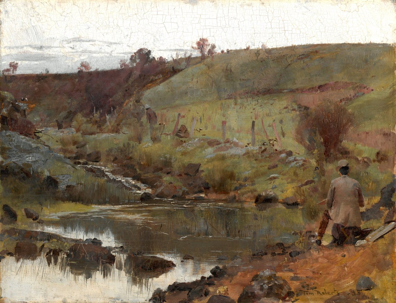Rauhallinen päivä Darebin Creekillä tekijältä Tom Roberts