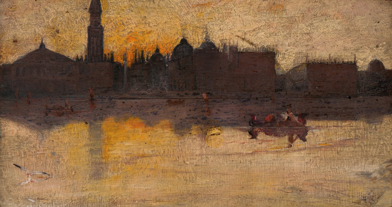 Harmaa päivä keväällä, Venetsia tekijältä Tom Roberts