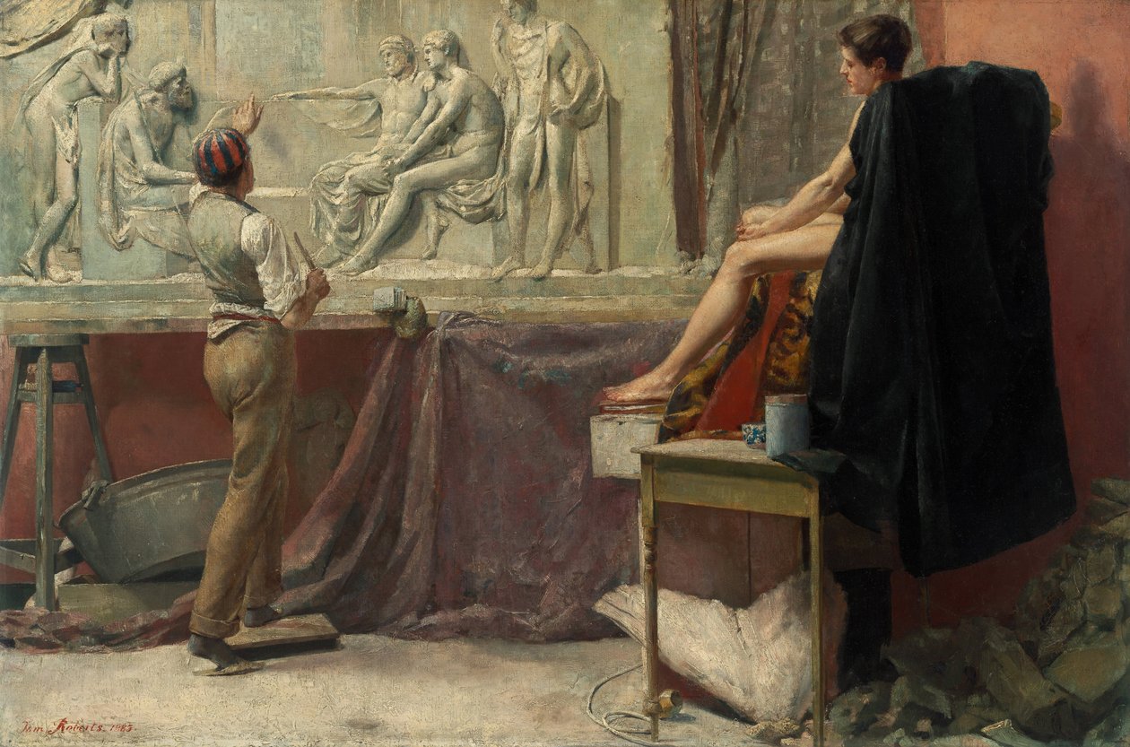 Kuvanveistäjien studio tekijältä Tom Roberts