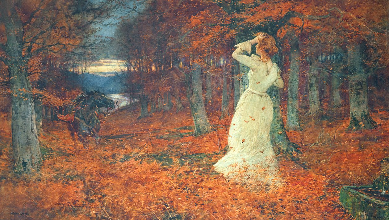 Autumn Leaves, 1902 (wc kortilla) tekijältä Tom Scott