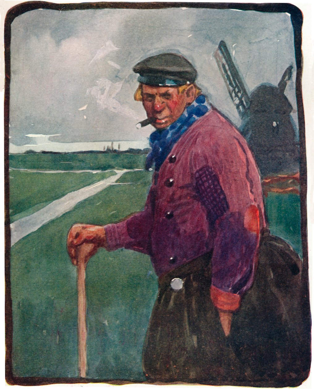 Volendamer, 1800-luku 1914-1915 tekijältä Tom Browne