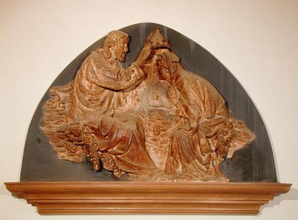 Neitsyen kruunaus (marmori) tekijältä Tomasso (attr. to) Masaccio
