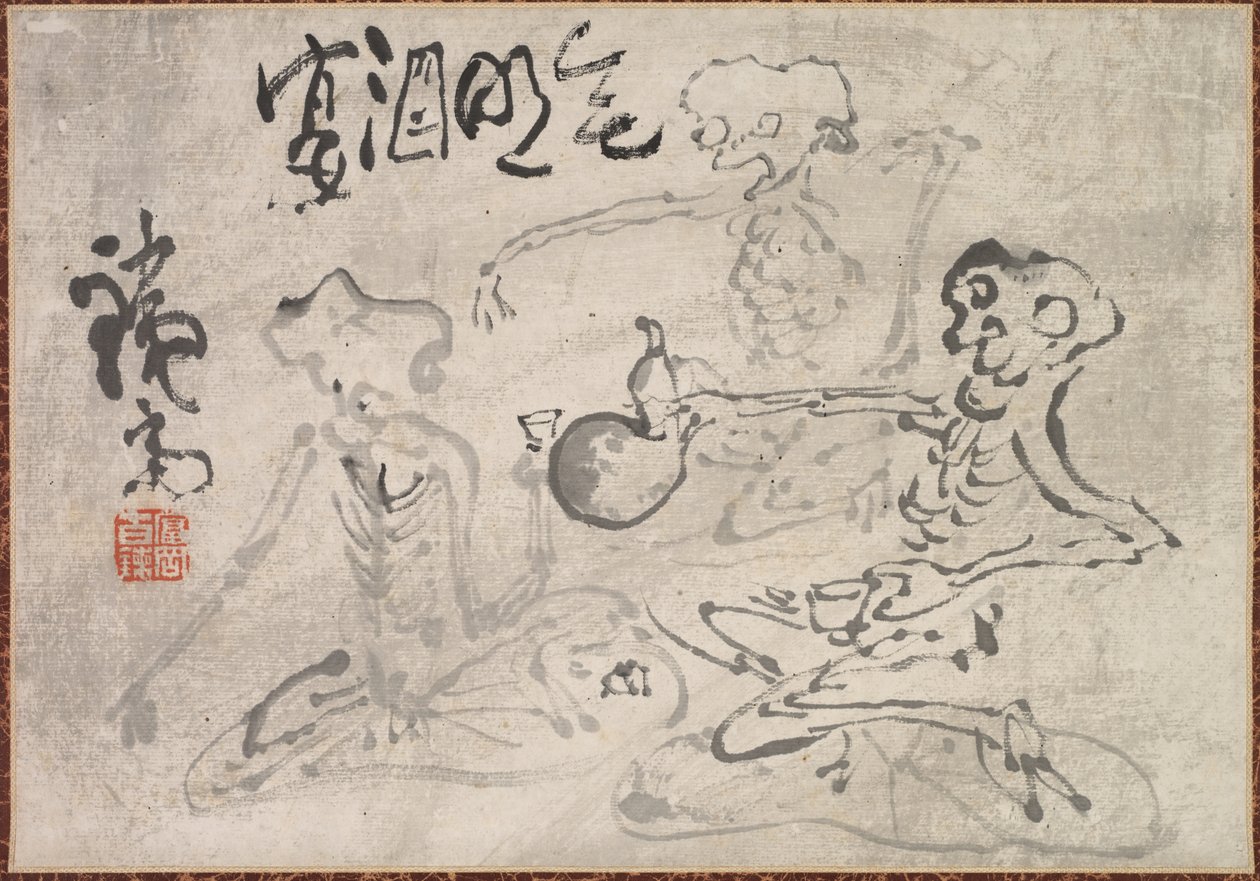 Sake-bileet ilman valoa, 1800-luvun loppu - 1900-luvun alku. tekijältä Tomioka Tessai