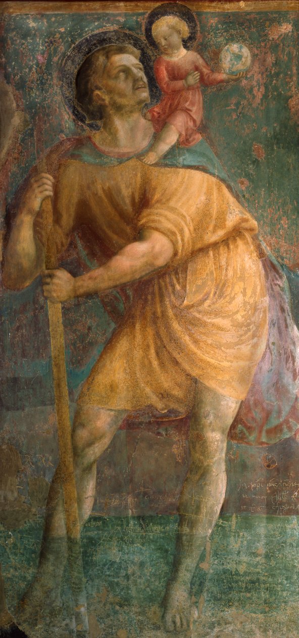 Saint Christopher tekijältä Tommaso Masaccio