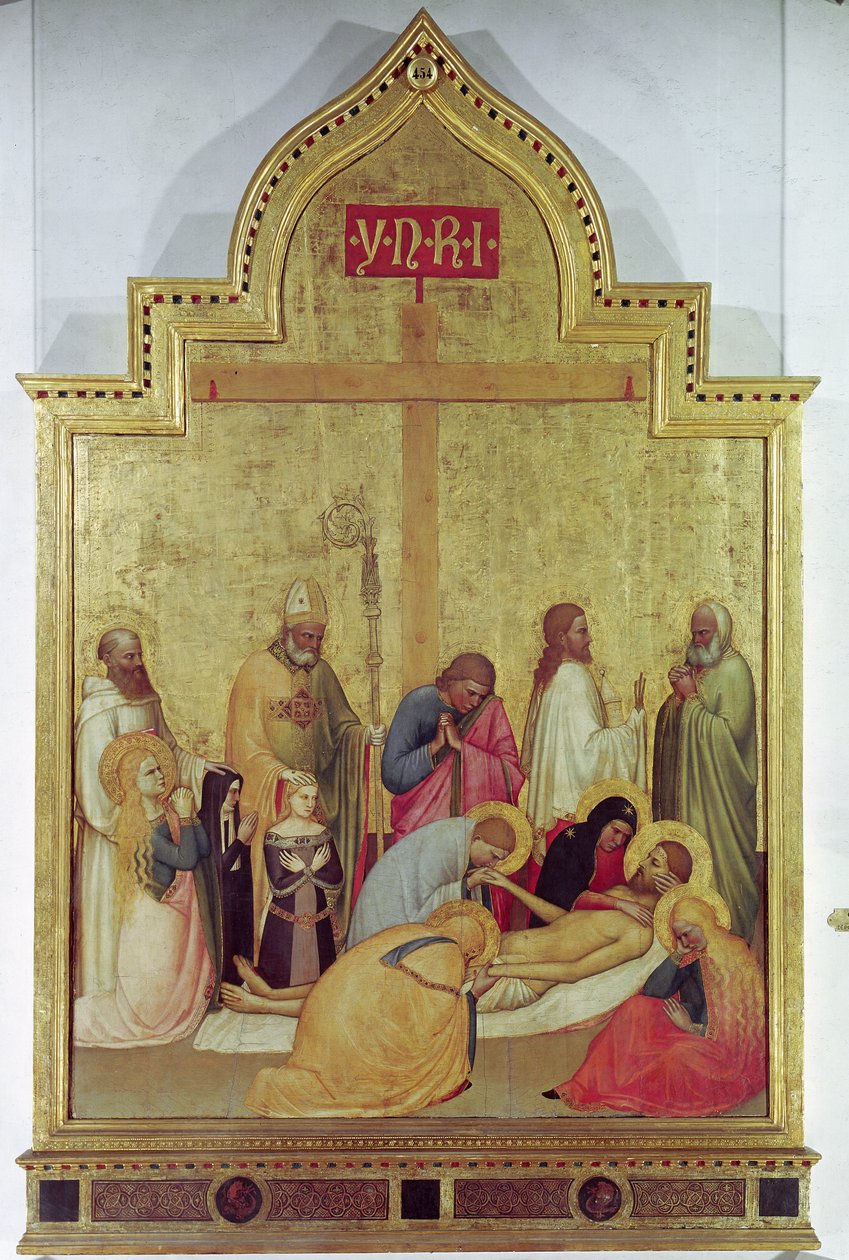 Pieta, n. 1365 (tempera paneelissa) tekijältä Tommaso di Stefano Giottino