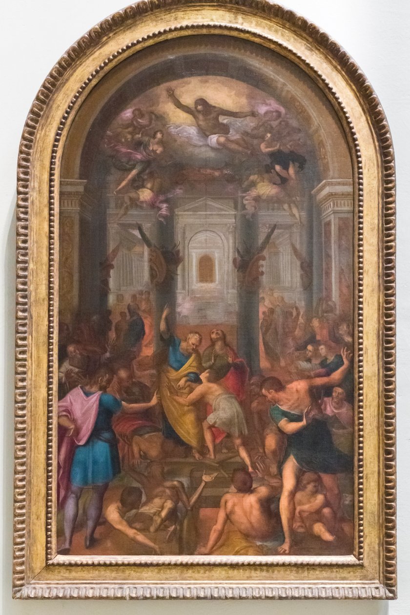 Pietarin varjon ihme, noin 1530-1602 (maalaus) tekijältä Tommaso Laureti