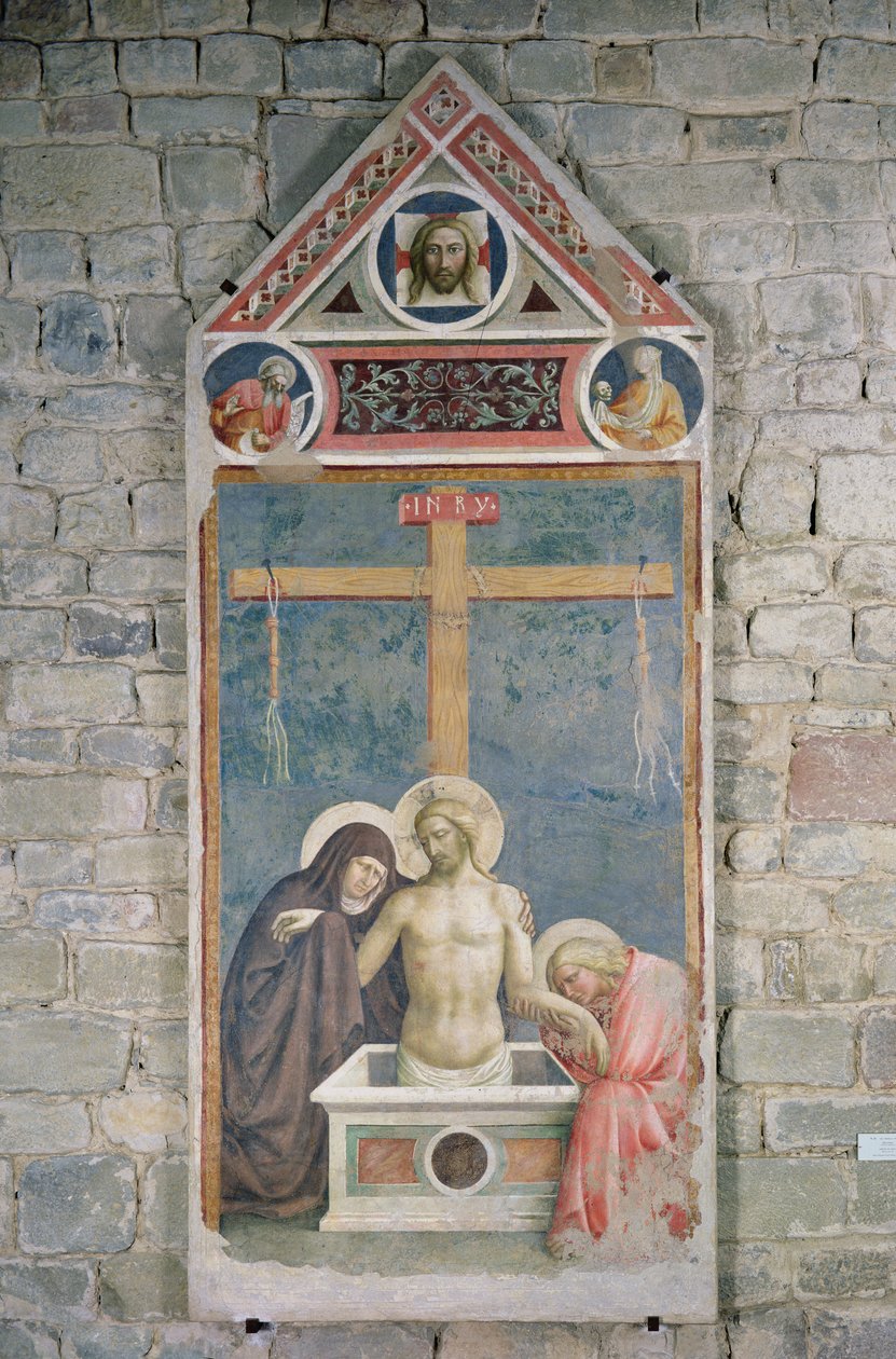 Huonekalut ja erilaiset esineet 1100- ja 1300-luvuilta tekijältä Tommaso Masolino da Panicale