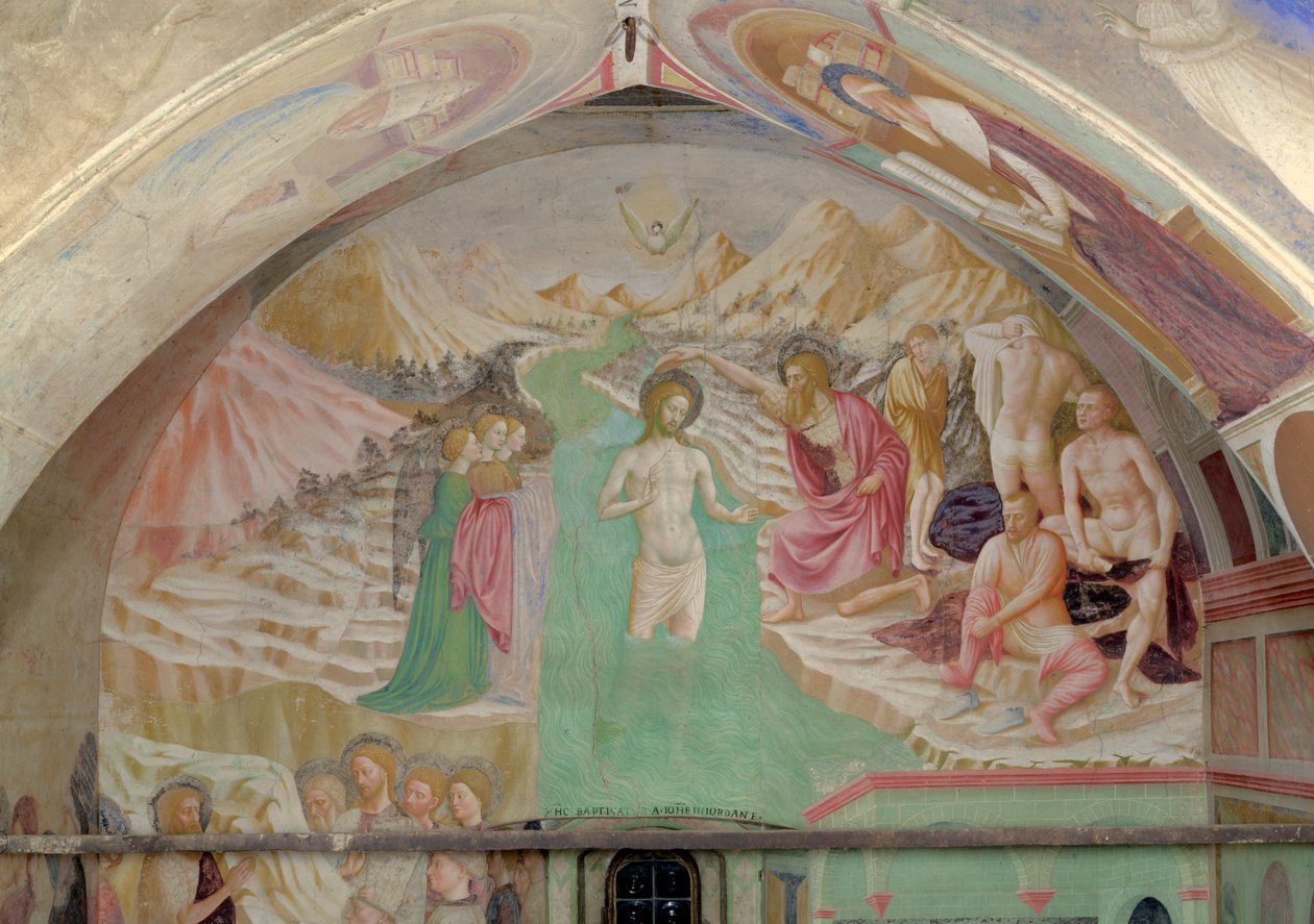 Kristuksen kaste, Pyhän Johannes Kastajan elämänsyklistä tekijältä Tommaso Masolino da Panicale
