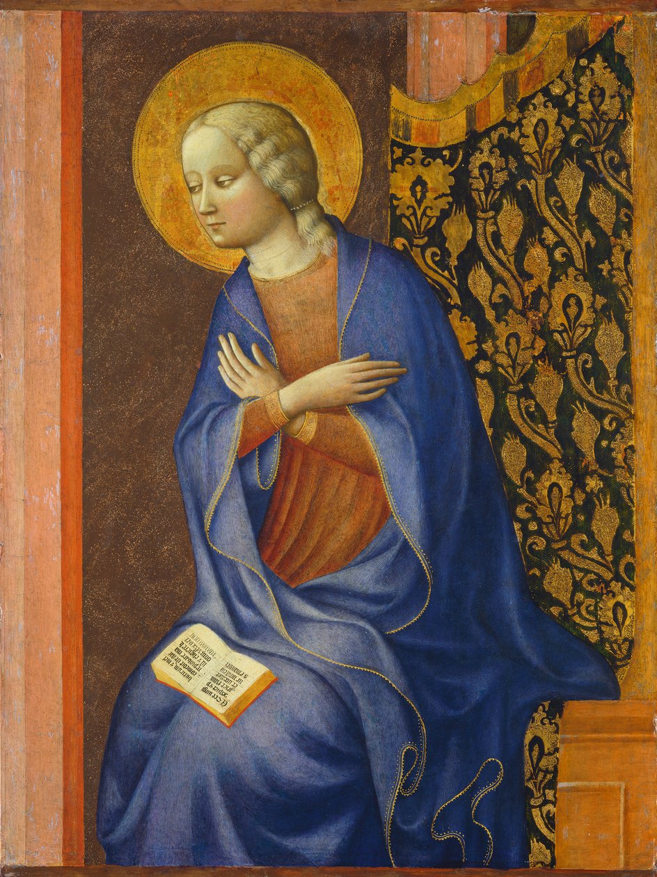 Neitsyt ilmoitti, n. 1430 (tempera paneelissa) tekijältä Tommaso Masolino da Panicale