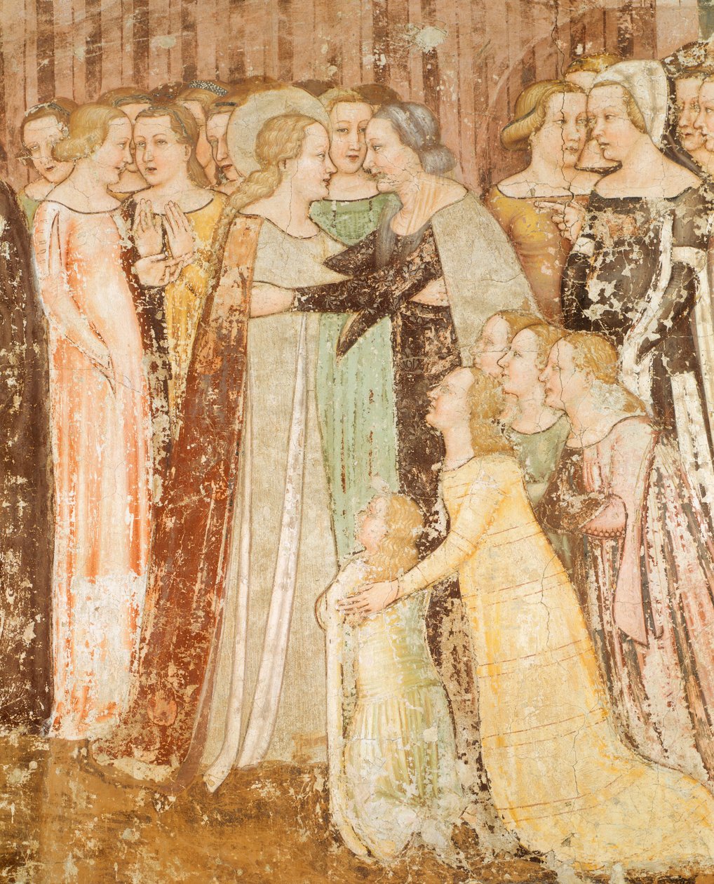 Jäähyväiset (yksityiskohta), yksityiskohta Stories of St Ursulasta tekijältä Tommaso da Modena