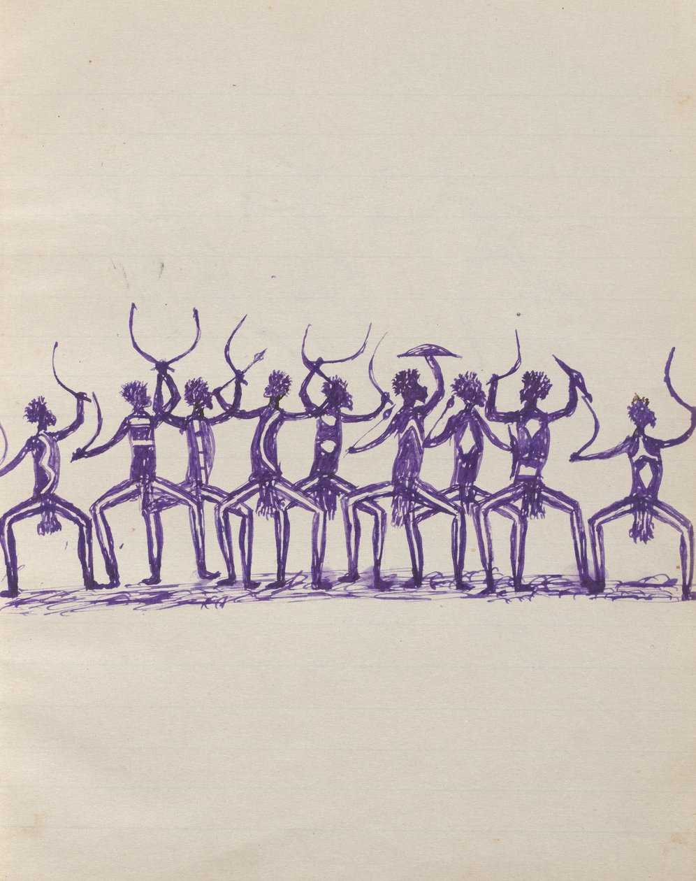 Kwat Kwat -ihmiset - (Corroboree) Luonnoskirja lähinnä aboriginaalien ja valkoisten toiminnasta tekijältä Tommy McRae